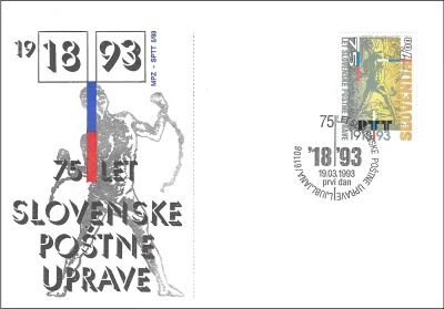75 LET SLOVENSKE POŠTNE UPRAVE